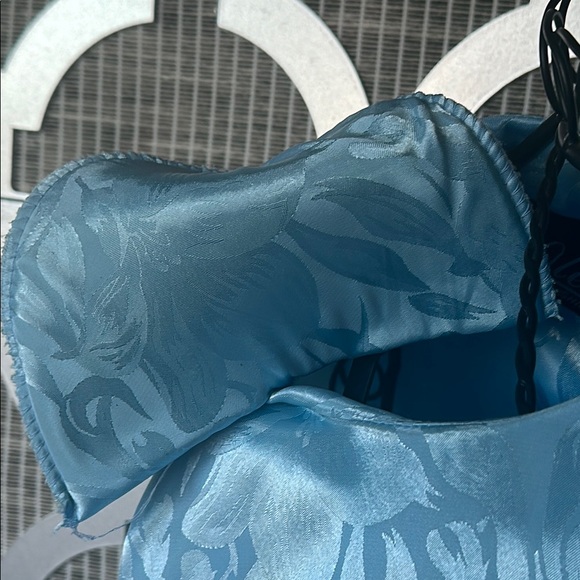 VINTAGE Alexis PLUS size Elegant Light Blue Dress - Picture 6 of 10